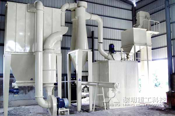 方解石的超細磨粉機生產線